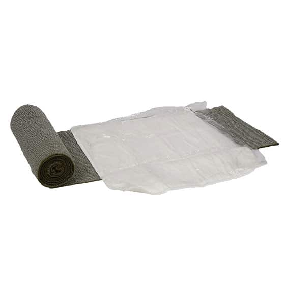 FCP-09T - FirstCare Israeli Military Tactical Multi Trauma Wound Dressing 30 x 30cm - Green